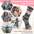 thumbnail image 2 of Loritta 10 Pairs Warm Wool Socks for Women Thick Knit Thermal Boot Crew Winter Warm Socks Size 6-10, 2 of 6