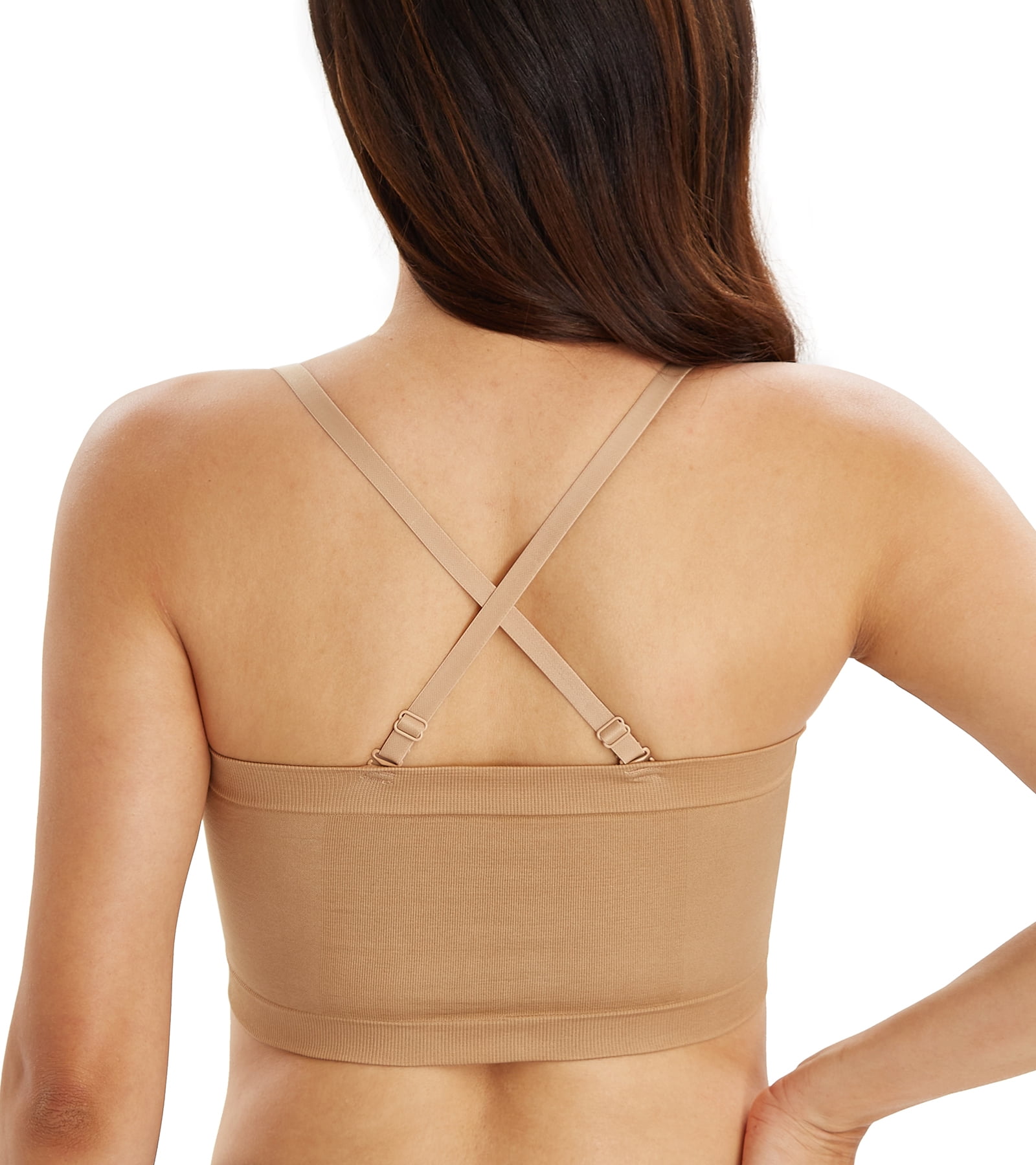  veimia tube top bra with hooks, so you don't have to worry  about it falling off, and you can arrange it with your own straps, Black :  Clothing, Shoes & Jewelry