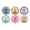 3, variant on Flower Punch Needle Coasters Kit,6-pattern punch needle Needle Coasters Kit ,Punch Art for Beginners,Suitable for Home Decoration