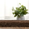 thumbnail image 6 of Homore Ultra Soft Modern Oval Rugs for Bedroom,2.6' x 5.3',Coffee, 6 of 8