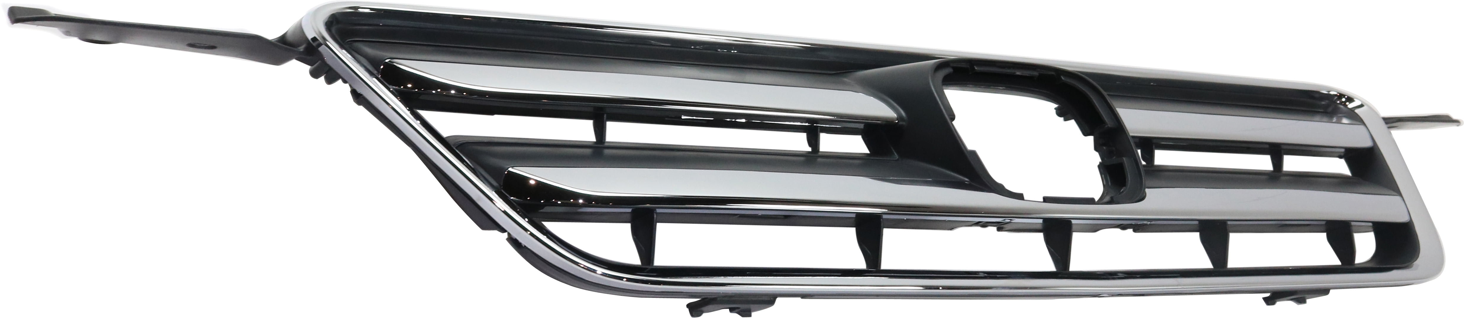 Grille Assembly Compatible With 2005-2006 Honda CR-V Chrome Shell with Painted Dark Gray Insert