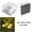 B, variant on C Solar Powered Square Ice Cube Light Outdoor Garden Landscape Lawn Light With Waterproof Design And Colored Lighting 1Pc Weight 0.66 Lbs