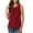 Wine, variant on TKLPEHG Sleeveless Blouses for Women Crew Neck Pleated Tank Tops Fashion Summer Going Out Tops Loose Shirts Sleeveless T Shirts Solid Color Casual Blouses (Wine,L)