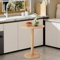 thumbnail image 7 of PHOYAL 23.62" MDF Round Dining Table for Kitchen Small Space Apartment, Tulip Style Pedestal Dining Tables, Natural, 7 of 7