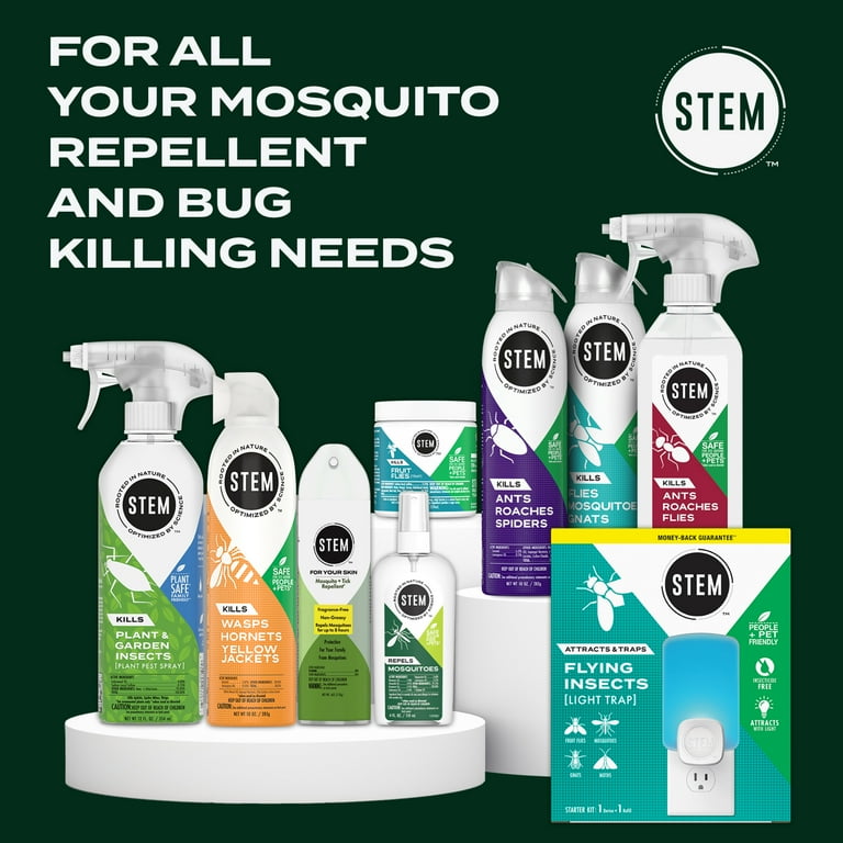 STEM Kills Indoor and Outdoor Flies Mosquitoes and Gnats Insect Killer Bug Spray 10 oz