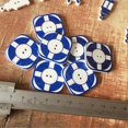 thumbnail image 3 of 50 Pcs Wood Crafts Kids Handmade Wooden Button Small Wooden Button Buoy Buttons Lighthouse Button, 3 of 3