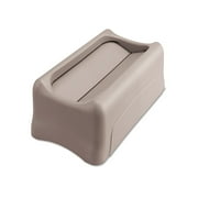 Rubbermaid Commercial 1 Gallon Swing Lid Garbage Can, Gray