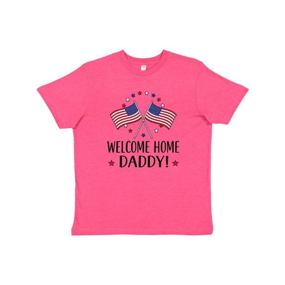 Inktastic Military Homecoming Welcome Home Daddy Youth T-Shirt