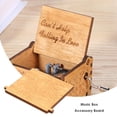 thumbnail image 5 of Tablero de madera para caja de música accesorios retro a mano regalada nave child kid kid regalo, 5 of 5