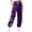 Purple, variant on Pants for Women Halloween Pants High Waisted Joggers with Pockets Ghost Pumpkin Print Sweatpants Loose Cuffed Lounge Pants Soft Stretchy Casual Pants for Daily Wear Halloween Party Workout