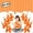 Orange, variant on Orange Twisting Balloons - Long Balloons - 100 Pack