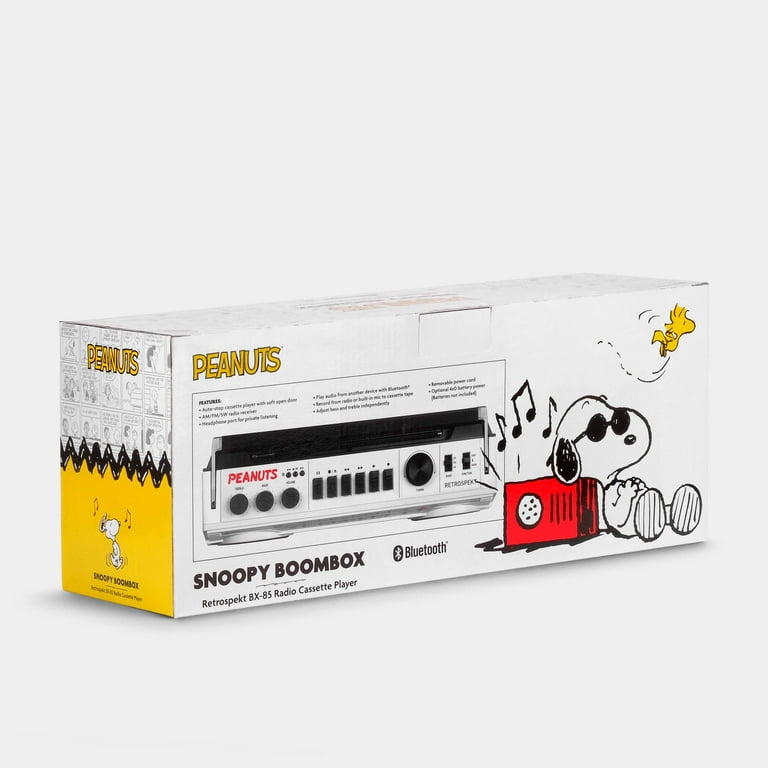 Peanuts Snoopy BX-85 Cassette Player Boombox - Walmart.com