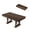 walnut, variant on Wooden Dining Table for 6-8 People with 2 Large Drawers, 71 in Long Farmhouse Rectangular Kitchen Dining Table & Thick Table Top, Sturdy Frame, for Big Family