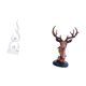thumbnail image 5 of Escultura abstracta de fuego,Estatua de arte abstracto para decoración del hogar,Figura de cabeza de ciervo,Adorno de cabeza de ciervo,estatua de animal decorativa,Figura de cabeza de ciervo, 5 of 8