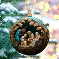 thumbnail image 2 of Xuniizn Nativity Ornaments, Acrylic Christmas Nativity Scene Ornaments - Christmas Tree Decorations for Home, Office, Xmas Tree, Hanging Ornament, Religious Gifts, Party Decor, Christmas Decorations, 2 of 6