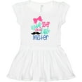 thumbnail image 3 of Inktastic Middle Sister to a Little Mister Girls Baby Dress, 3 of 5
