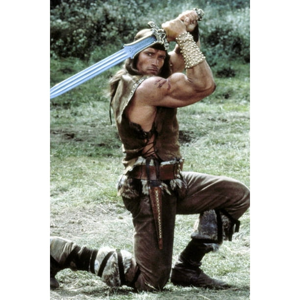 Arnold Schwarzenegger Conan The Destroyer With Sword 24x36 Poster Walmart Com Walmart Com