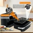 thumbnail image 6 of Air Fryer Grill Pan for Ninja Foodi 11 Quart 7-in-1 MegaZone XL FlexBasket Air Fryer, 2 Packs Tray Accessories with Rubber Bumpers, 6 of 7