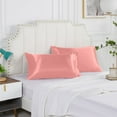 thumbnail image 1 of Xihbxyly Juego de Fundas de Almohada de Satén, Suave Protección para El Cabello y La Piel, Textura Sedosa y Suave, Elegante Decoración para El Dormitorio, Perfecto para Todas Las Estaciones, Tamaño E, 1 of 7