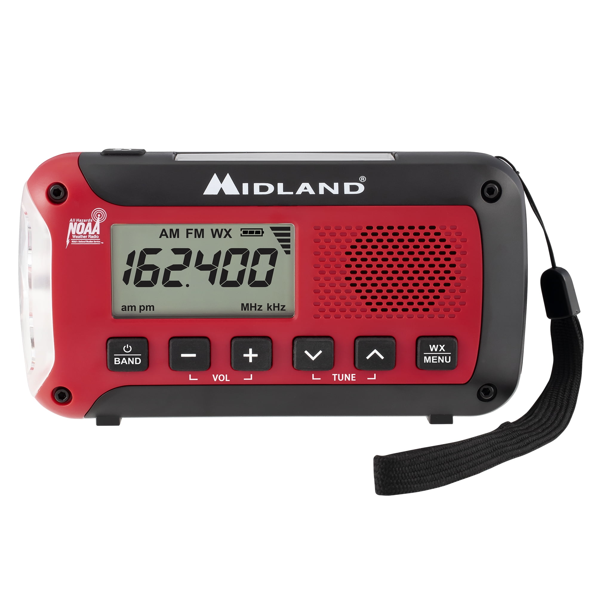 Midland Portable Weather Radio, Black, ER50