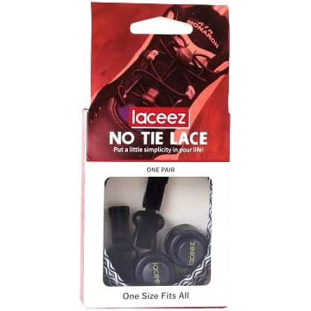 Laceez Lock and Run, Lacets Sans Nœud, Lacets Ronds Élastiques, Taille Unique