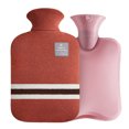 thumbnail image 2 of Yirtree Hot Water Bottle with Knitted Cloth Cover - 1000ml/2000ml Classic Hot Water Bag for Pain Relief, Neck and Shoulders, Feet Warmer, Menstrual Cramps, Hot and Cold Therapy, 2 of 8