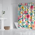 thumbnail image 2 of Pioneer Flower Floral Print Pattern Shower Curtain 84"x72" ,Bathroom Decorative Shower Curtains Set with 12 Hooks,Modern Waterproof Washable Shower Curtain, 2 of 6