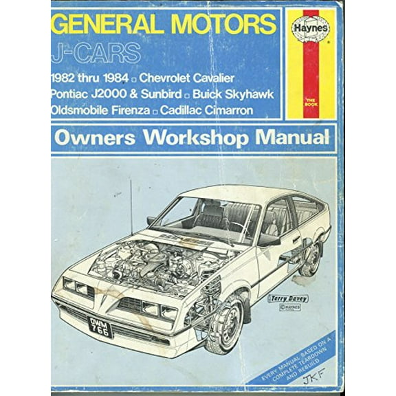 Pre-Owned General motors J-Cars owners workshop manual (Haynes owners workshop manual series) Paperback