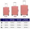 thumbnail image 2 of Unique Bargains High Elasticity Luggage Cover for Suitcases Bags Pink Extra Large, 2 of 5