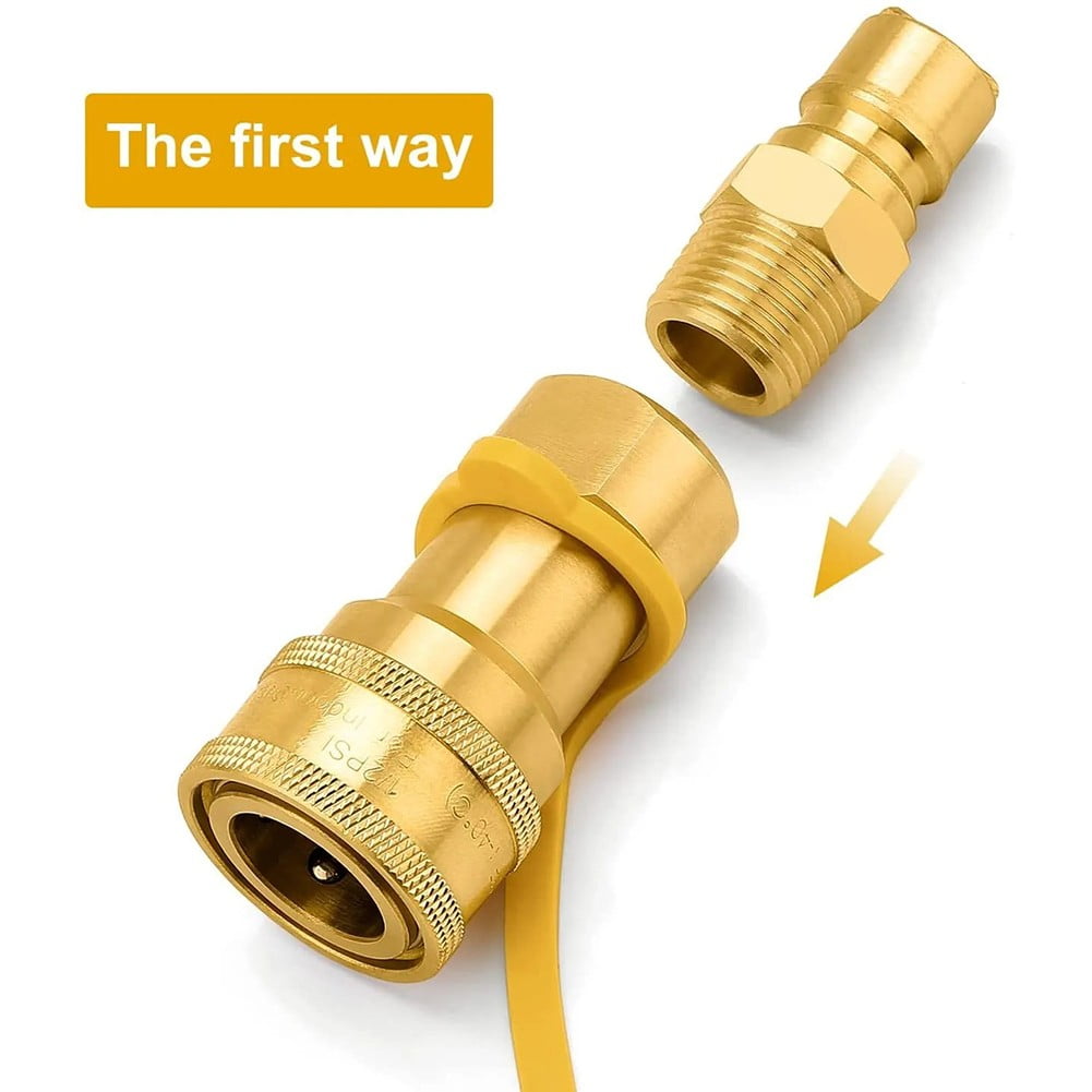 1/2" Qdd for Lp Gas Quick Connect Fittings with Male Insert , Natural Gas Propan