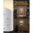 thumbnail image 4 of Luz nocturna LED enchufable Lyridz con sensor de movimiento de 360°, paquete de 2, 4 of 9