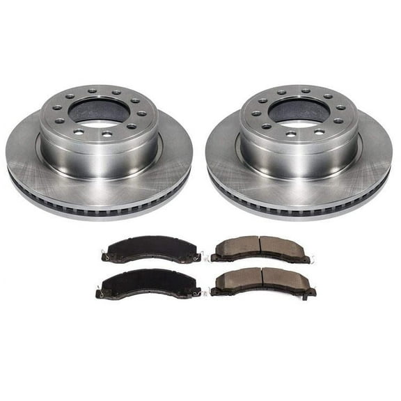 Front Disc Brake Rotors & Ceramic Brake Pads for Ram 4500 5500 08-18 3Pc Kit