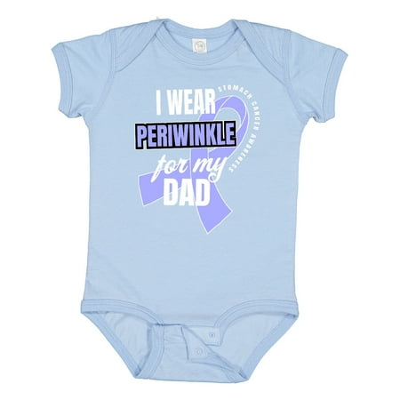 

Inktastic I Wear Periwinkle for My Dad Stomach Cancer Awareness Gift Baby Boy or Baby Girl Bodysuit