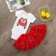 thumbnail image 5 of Conjunto de body de bebé de Navidad con ciervo personalizado y nombre, falda tutú, vestido de pastel para bebé, mono de niña, ropa para niña pequeña, 5 of 5