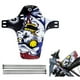 thumbnail image 5 of Wosthever Guardabarros para bicicleta de montaña y carretera, 1 unidad, guardabarros trasero delantero para bicicleta, placa de lluvia para ciclismo, Ciclismo A Wosthever OD000763-01, 5 of 6