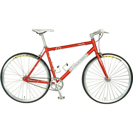 56cm Tour de France Stage One Vintage Red Fixed Gear Bicycle