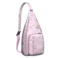 thumbnail image 1 of Pet Lover's Vintage Cat Sling Bag - Floral Cat Design Shoulder Backpack (Organized Multi-Pocket, Stylish & Functional), 1 of 4