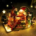 thumbnail image 1 of Casa de en miniatura con muebles realistas 1:12, casa de en miniatura, luces LED para de cumpleaños CUTICAT Casa de DIY en miniatura, 1 of 7