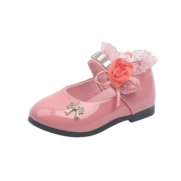 Zapatos de cuero para bebés, niñas pequeñas, princesas, estudiantes, zapatos individuales, zapatos para niñas, superficie suave, primavera y otoño, suela suave, zapatos para niños medianos y grandes