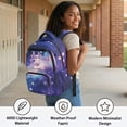 thumbnail image 2 of Garronmavis Reading Axolotl 17-inch Kids Backpack Smooth Zippers School Bag Large Capacity Book Bag for 8-10 Elementary Students Daily Use, 2 of 5