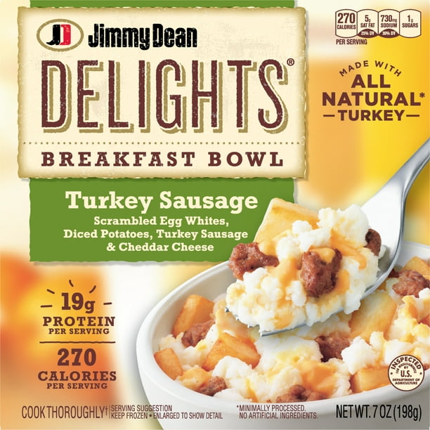 Jimmy Dean Delights® Turkey Sausage Breakfast Bowl, 7 oz (Frozen