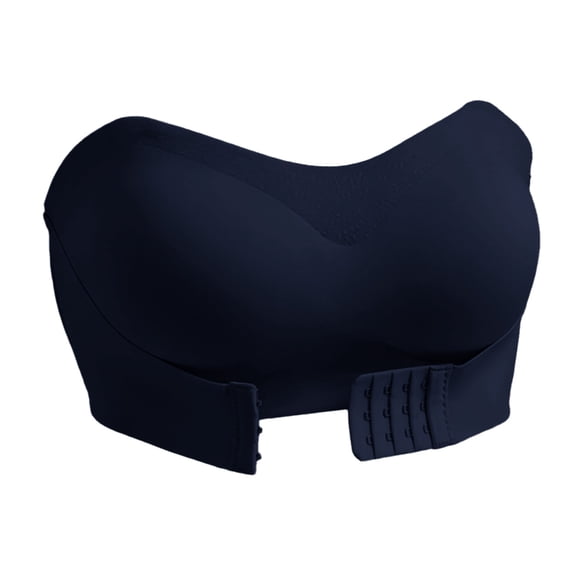 Minimizer Bras for Women Ultra Soft Full‑coverage Correction‑type Anti‑sag Wireless Support Construction Black Seamless Bras