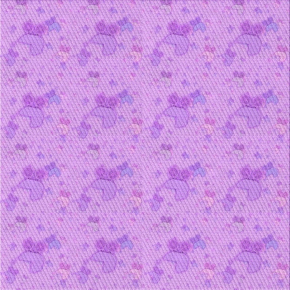 Ahgly Company Machine Washable Indoor Square Transitional Pastel Purple Pink Area Rugs, 6' Square