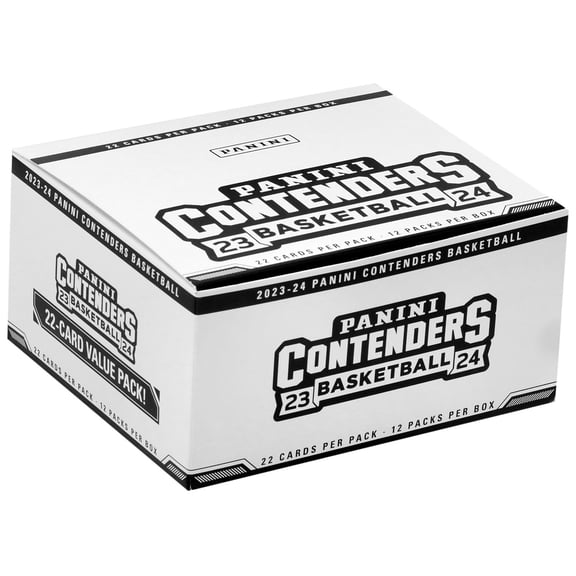 NBA Panini 2023-24 Contenders Basketball Trading Card VALUE Box (12 Packs)