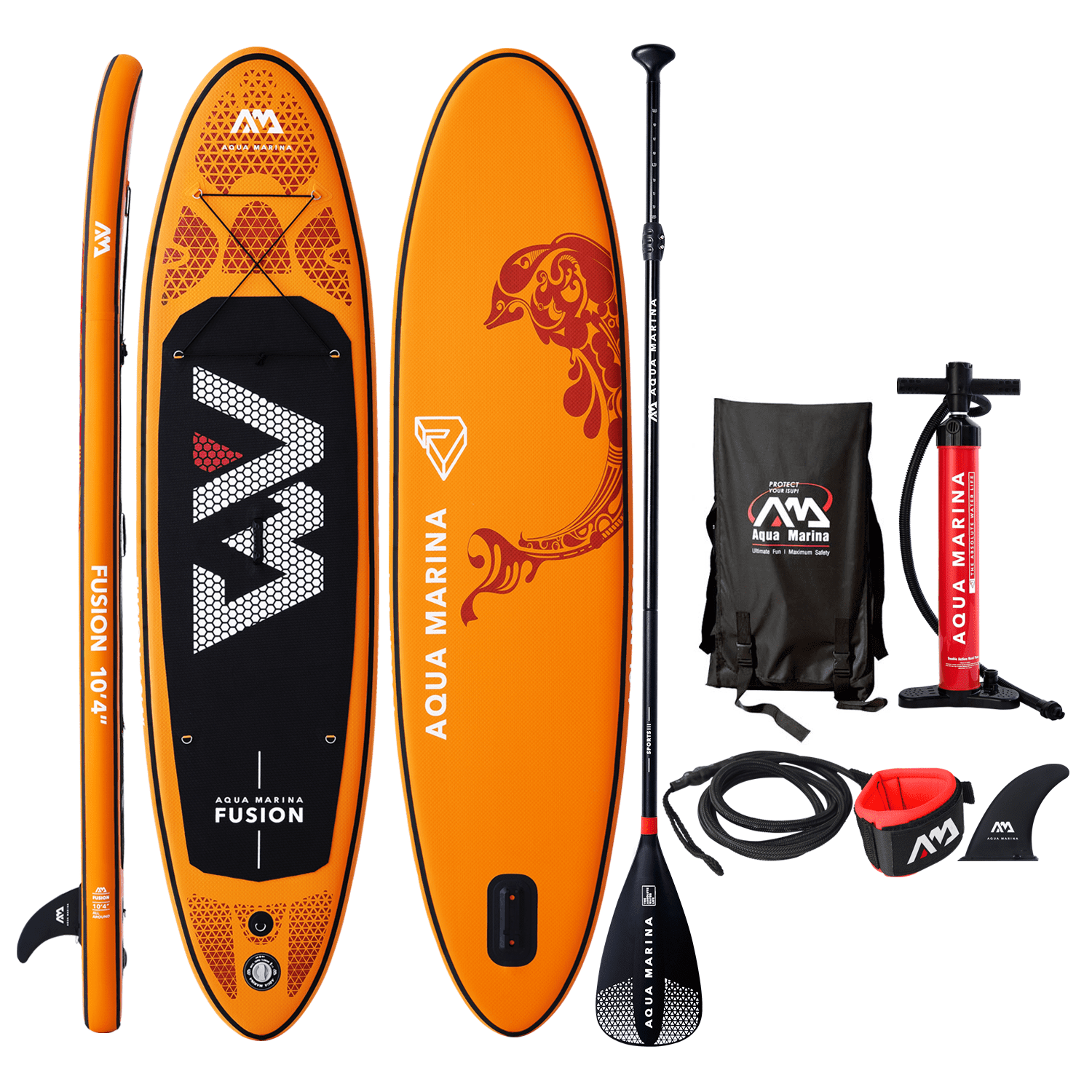 Aqua Marina Inflatable Stand Up Paddle Board with Premium SUP ...