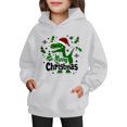 thumbnail image 4 of Sudadera con capucha para niñas y niños, sudadera de manga larga con cuello redondo y estampado de moda, jersey con bolsillo, sudadera de poliéster para niñas, 4 of 8