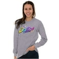 thumbnail image 3 of XOMG POP Dallas Panda Rock Star Women Plus Size Long Sleeve Tee Brisco Brands 2X, 3 of 5