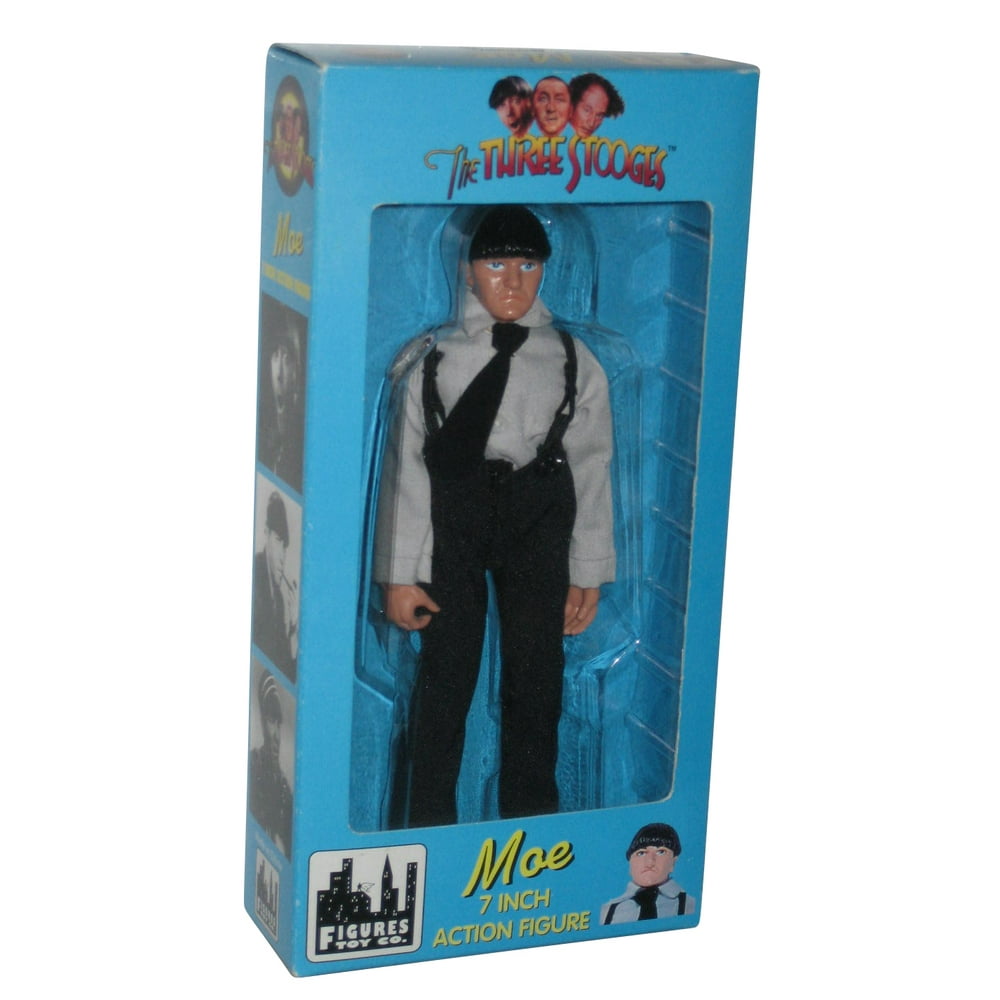 Three Stooges Figures Toy Co. (1999) Moe 7Inch Action Figure Walmart