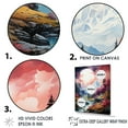 thumbnail image 3 of Designart "Dreamy Mountain Fantasy" Landscape Mountains Floater Framed Wall Decor, 3 of 5