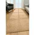 thumbnail image 3 of Malibu Collection Modern Shaggy Area Rug 9x12 Beige, 3 of 6